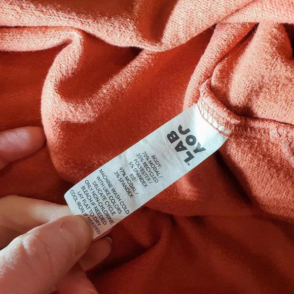 JoyLab Melon Pink Pullover Crewneck Sweatshirt Women's Size Medium - Picture 3 of 15